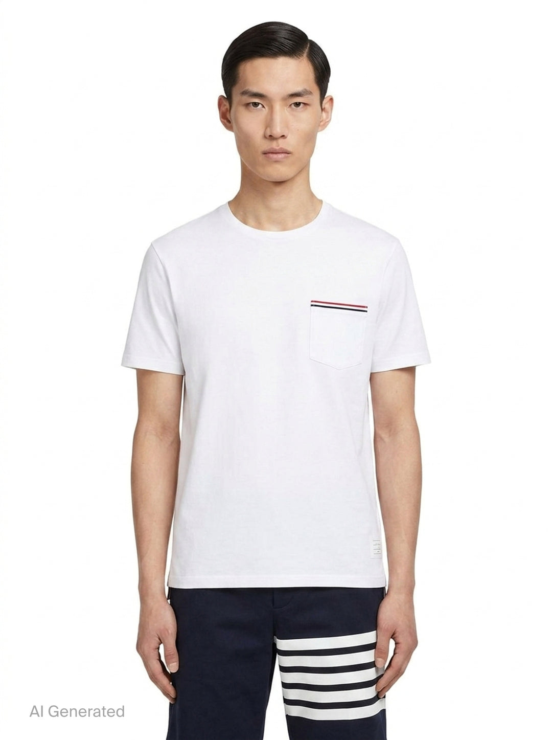 Pocket Tee | Thom Browne | Club21 - front