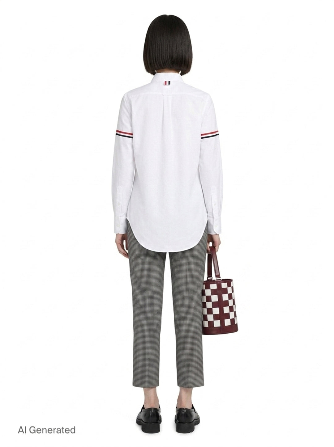 Poplin Armband Classic Shirt | Thom Browne | Club21 - back