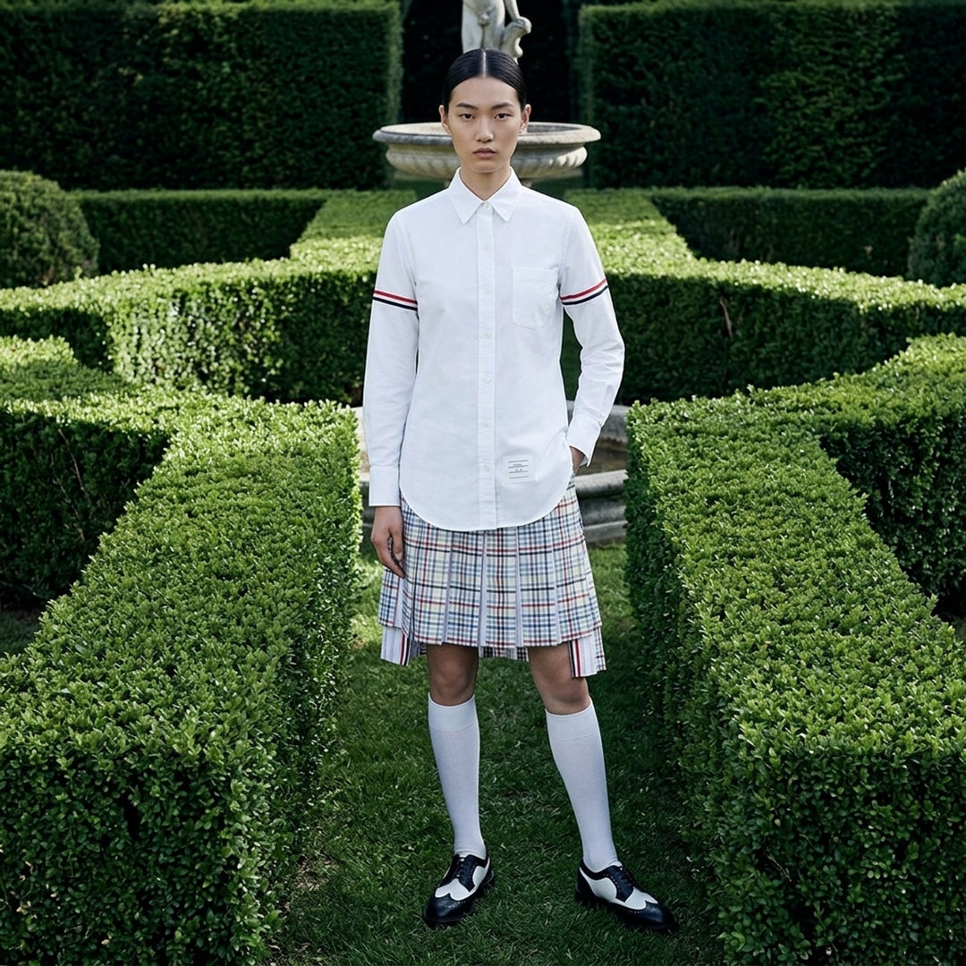 Poplin Armband Classic Shirt | Thom Browne | Club21 - lifestyle