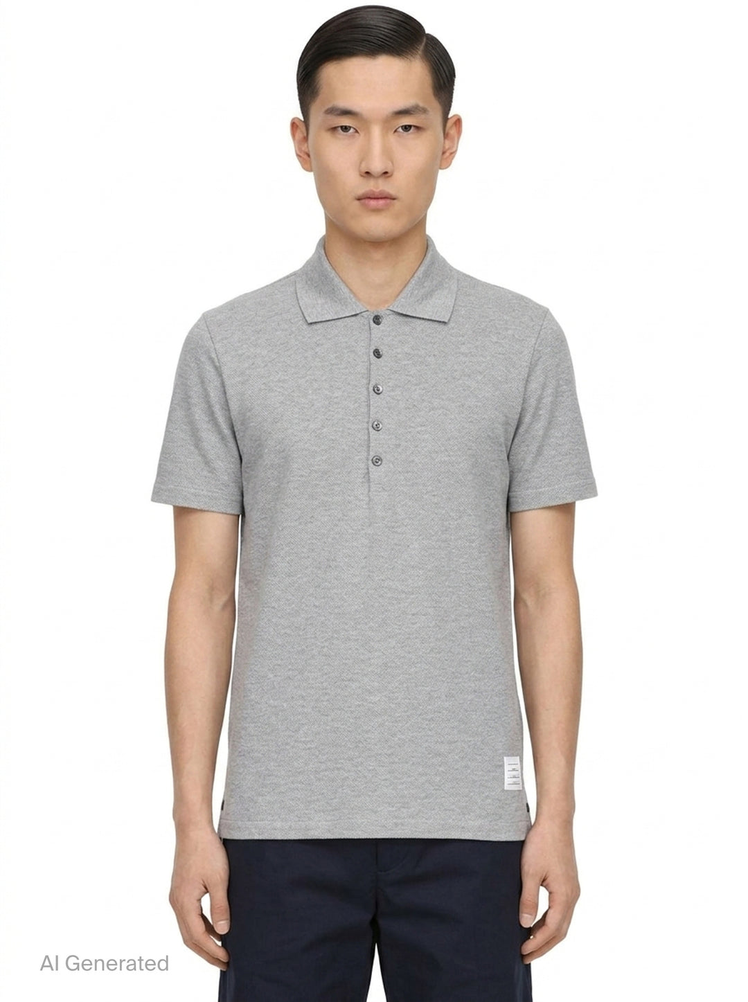 Relaxed Fit Short Sleeve Polo | Thom Browne | Club21 - front