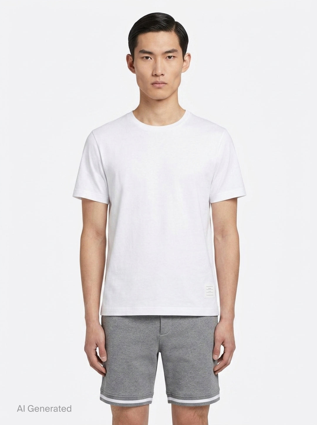 Relaxed Fit Short Sleeve Tee | Thom Browne | Club21 - front