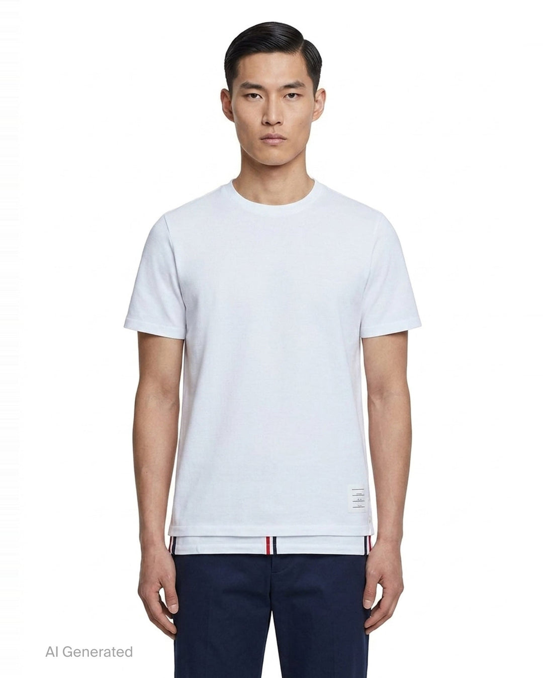 Relaxed Fit T-Shirt | Thom Browne | Club21 - front