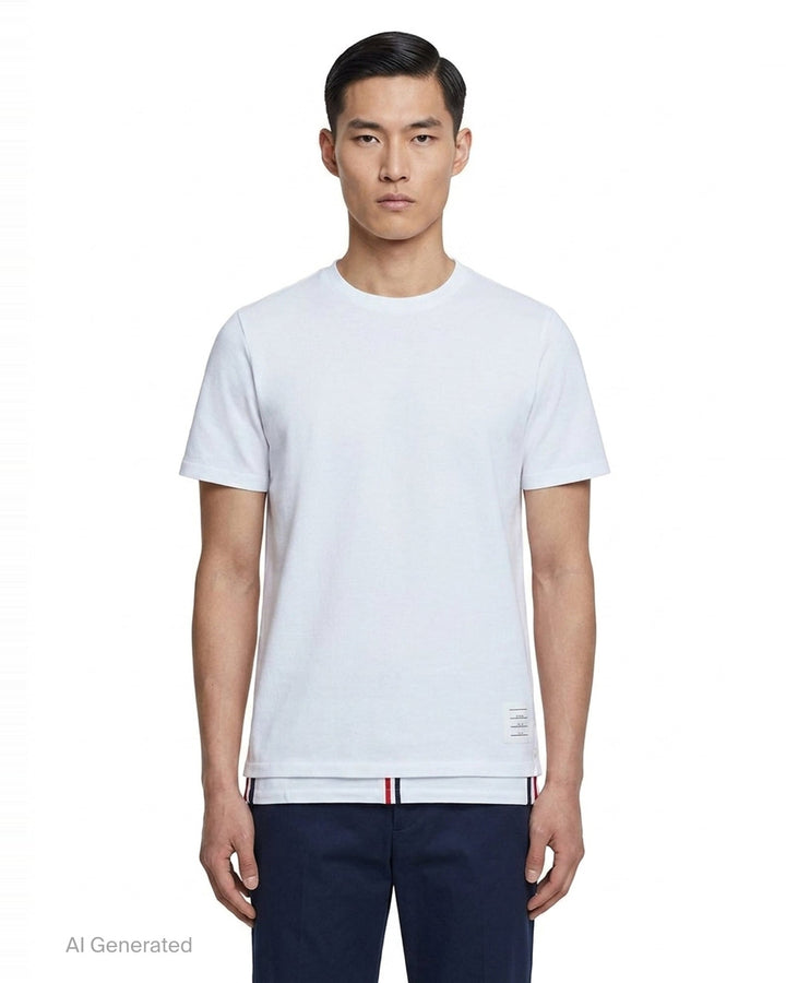 Relaxed Fit T-Shirt | Thom Browne | Club21 - front