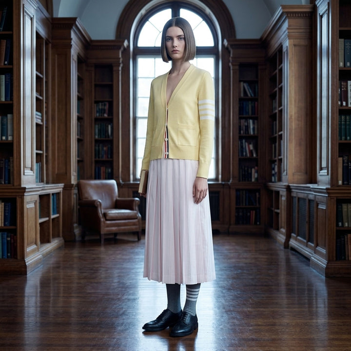 Relaxed Fit V-Neck Cardigan | Thom Browne | Club21 - lifestyle