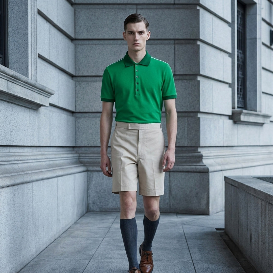 Short Sleeve Rib Cuff Polo | Thom Browne | Club21 - lifestyle