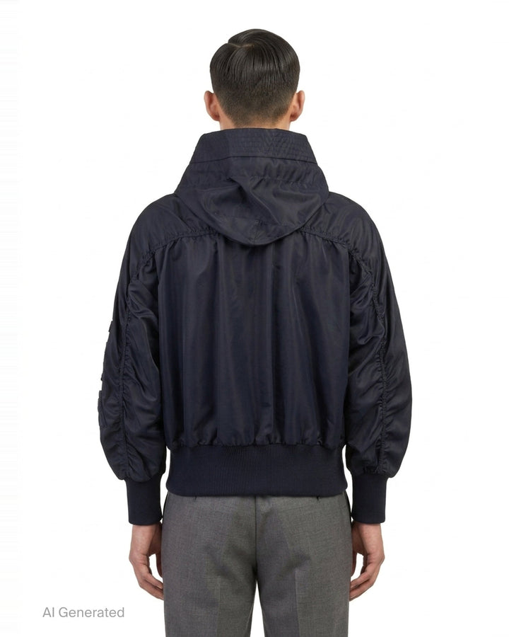 Snorkel Hood Blouson Parka | Thom Browne | Club21 - back
