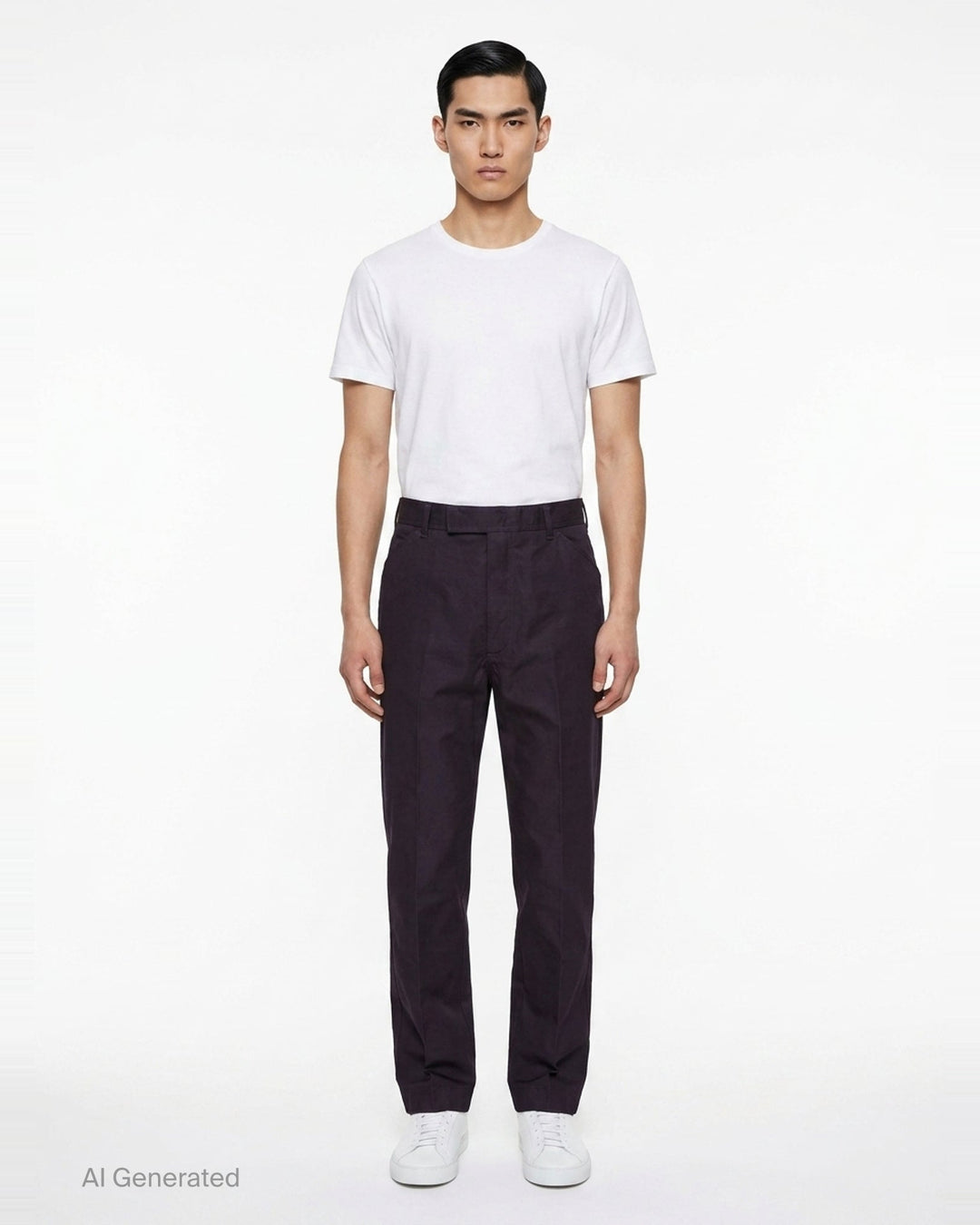 Tapered Wrinkle-Resistant Chinos | Thom Browne | Club21 - front