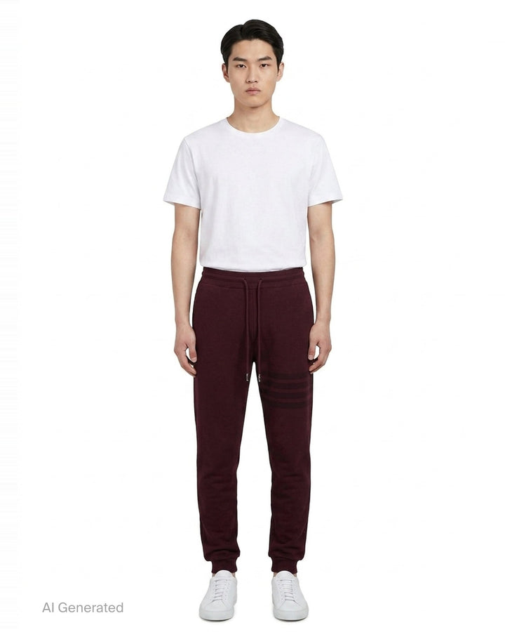 Tonal 4-Bar Sweatpants | Thom Browne | Club21 - front