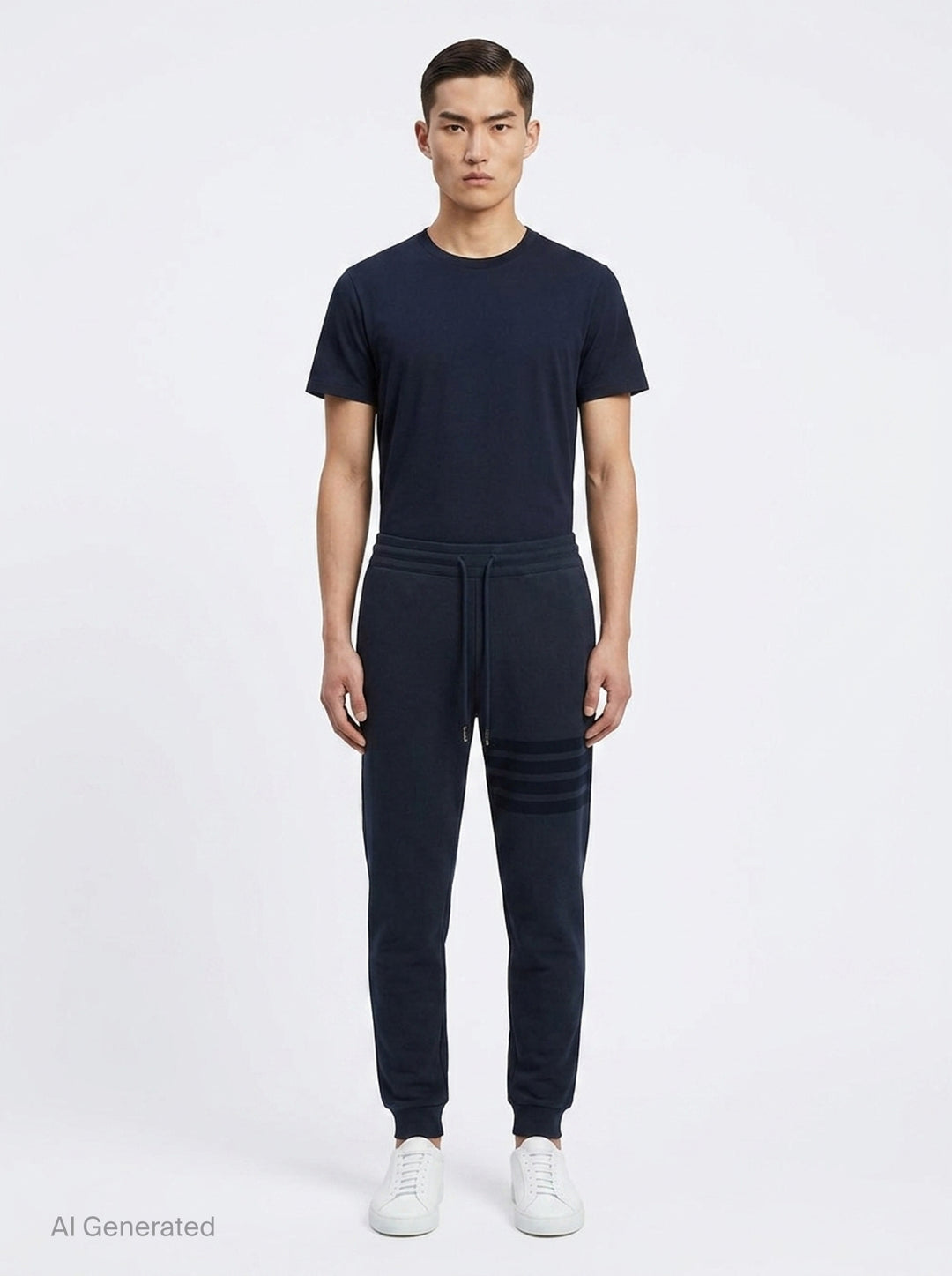 Tonal 4-Bar Sweatpants | Thom Browne | Club21 - front
