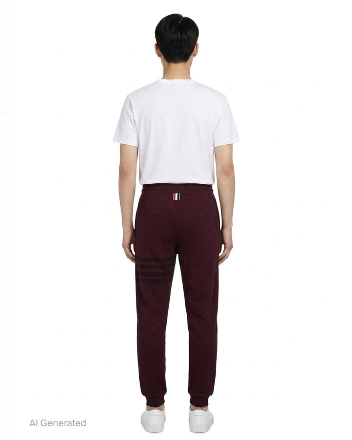 Tonal 4-Bar Sweatpants | Thom Browne | Club21 - back