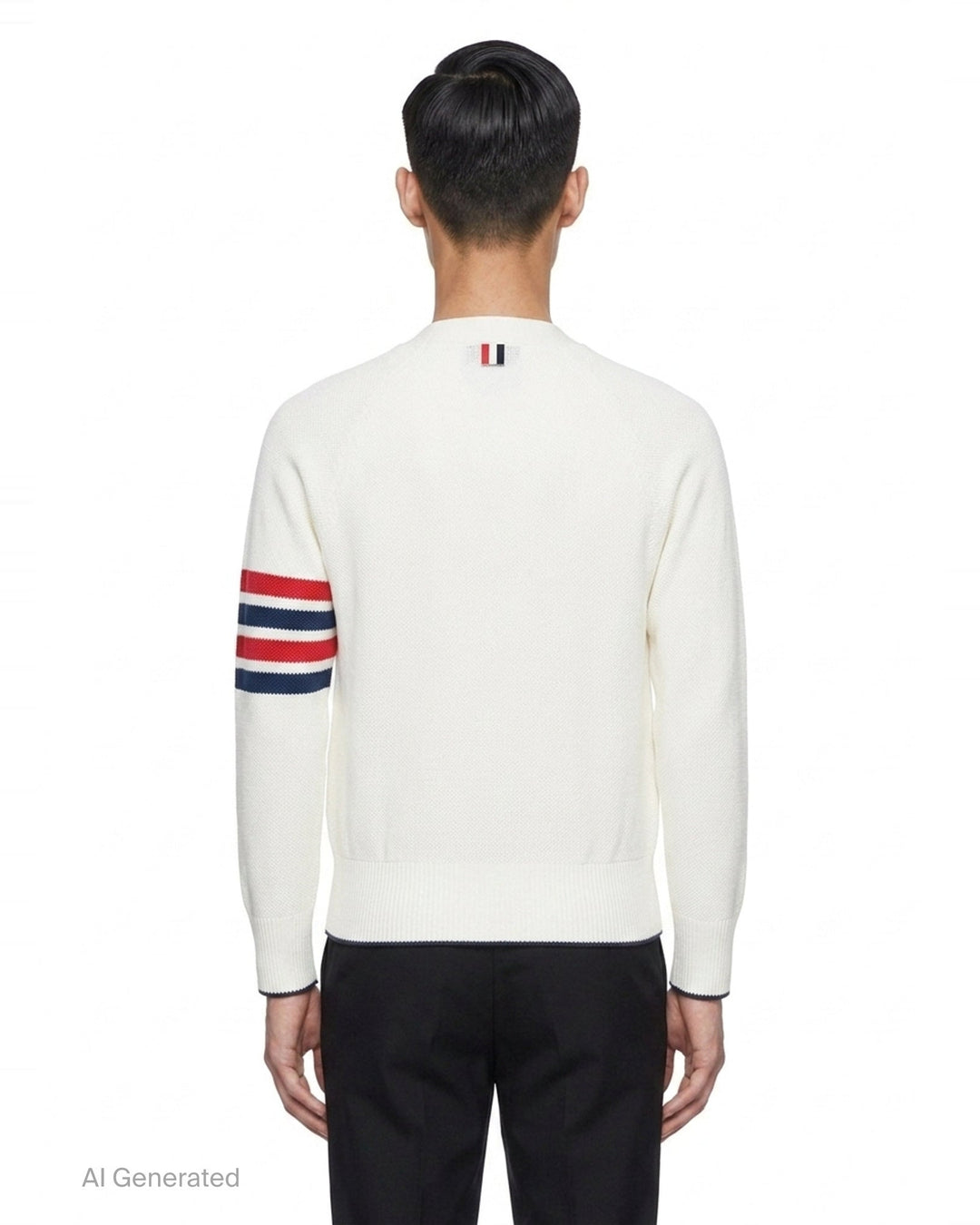 Tuck Stitch Relaxed Cardigan | Thom Browne | Club21 - back