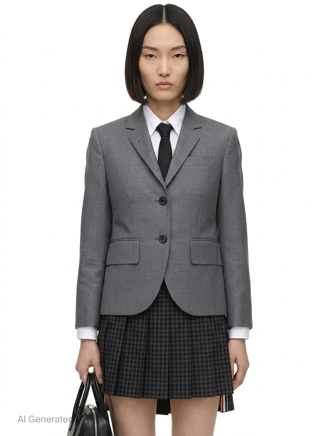 Twill High Armhole Sport Coat | Thom Browne | Club21 - front