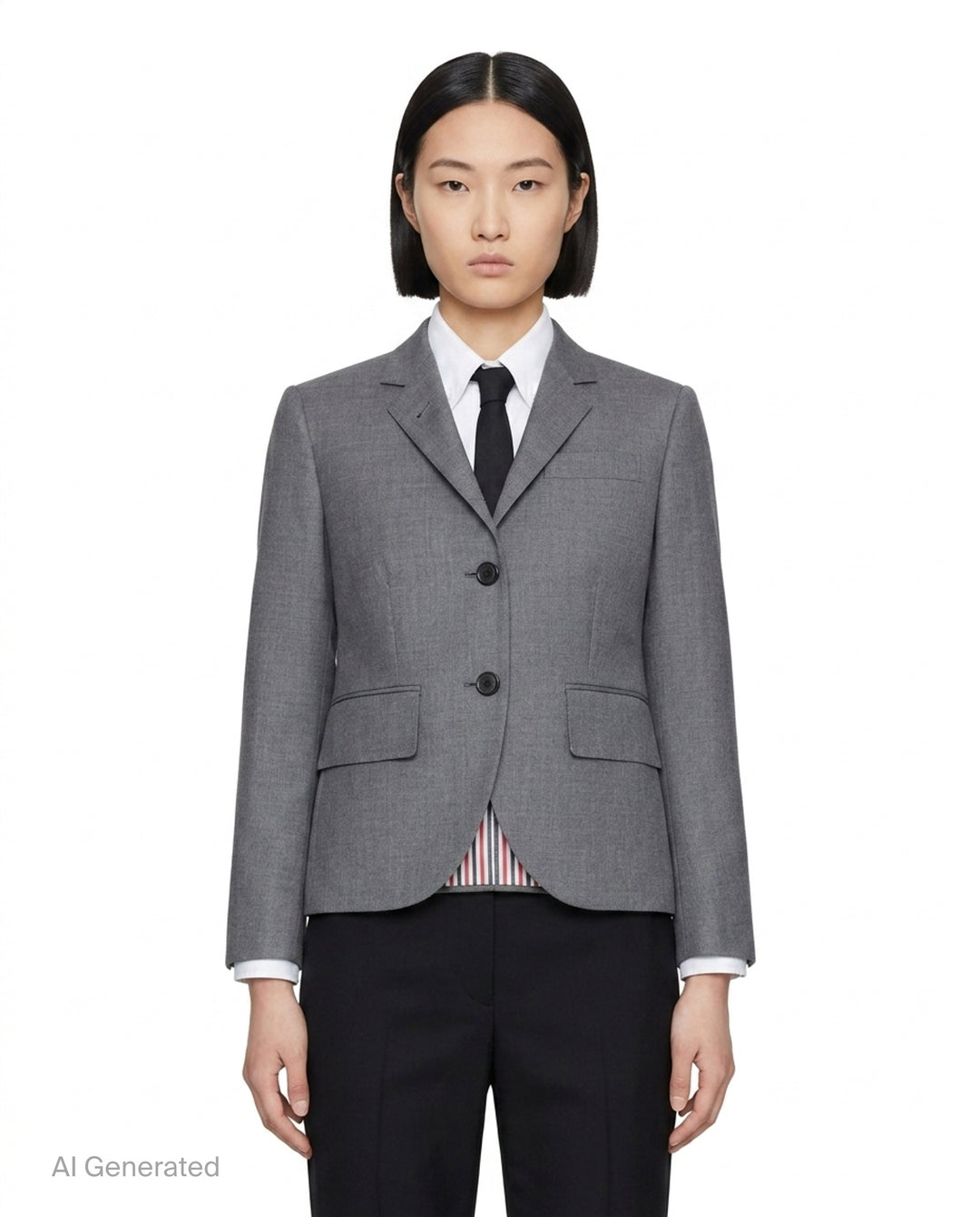 Twill High Armhole Sport Coat | Thom Browne | Club21 - front
