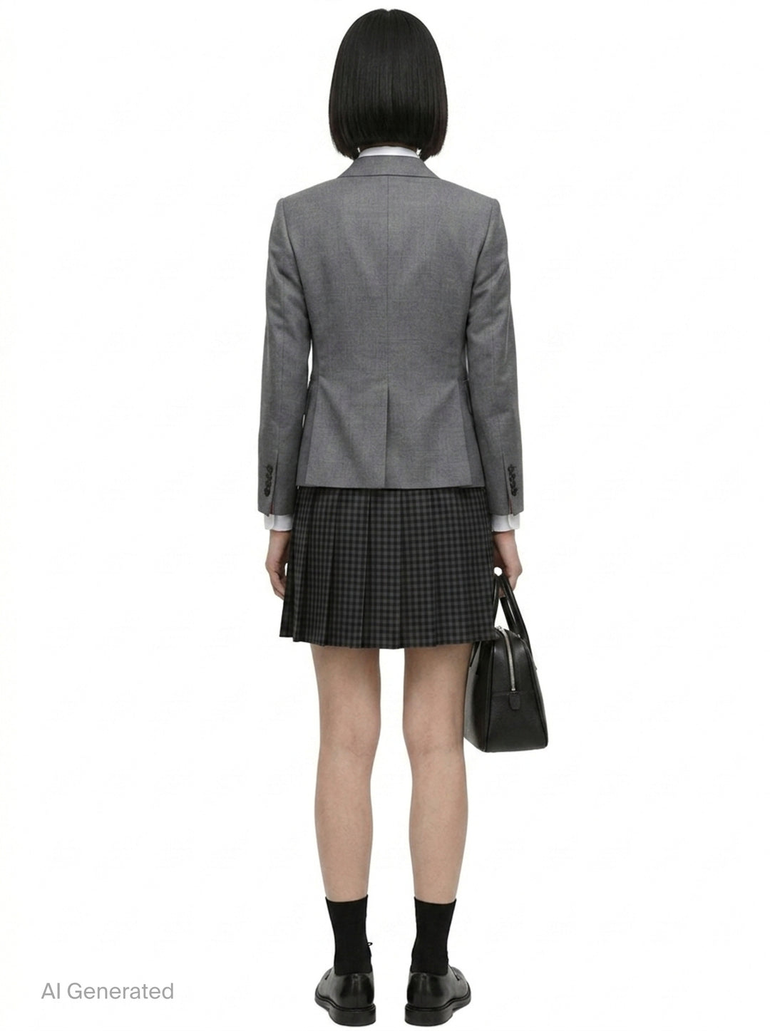 Twill High Armhole Sport Coat | Thom Browne | Club21 - back