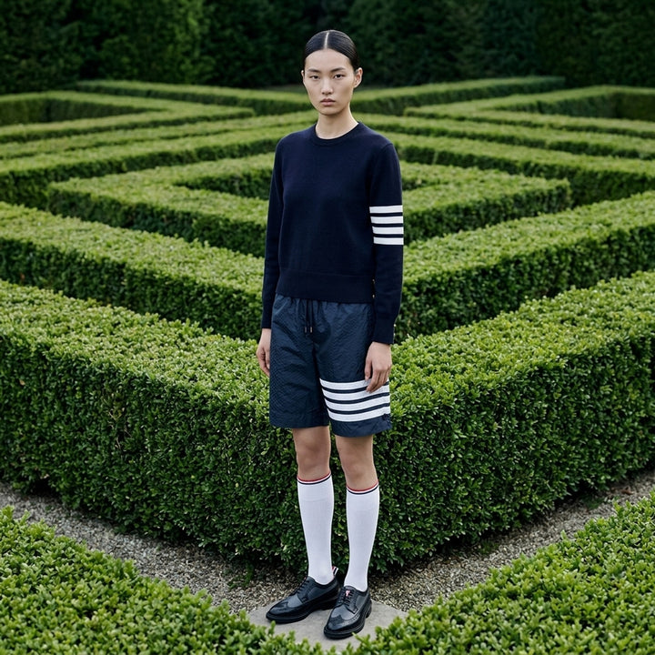 Ultralight Ripstop 4-Bar Mid Thigh Shorts | Thom Browne | Club21 - lifestyle