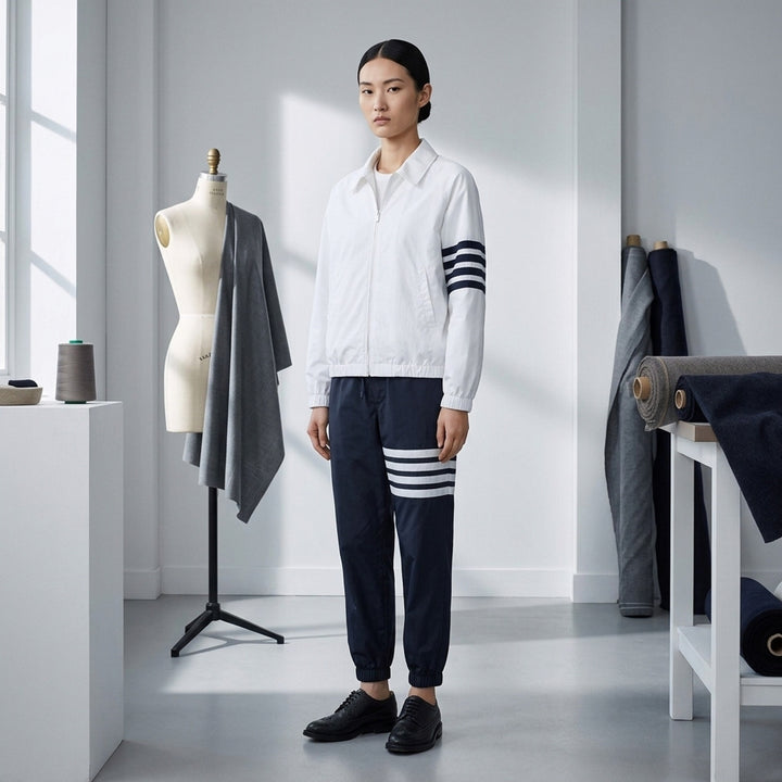 Zip Front Raglan Coach Jacket | Thom Browne | Club21 - lifestyle