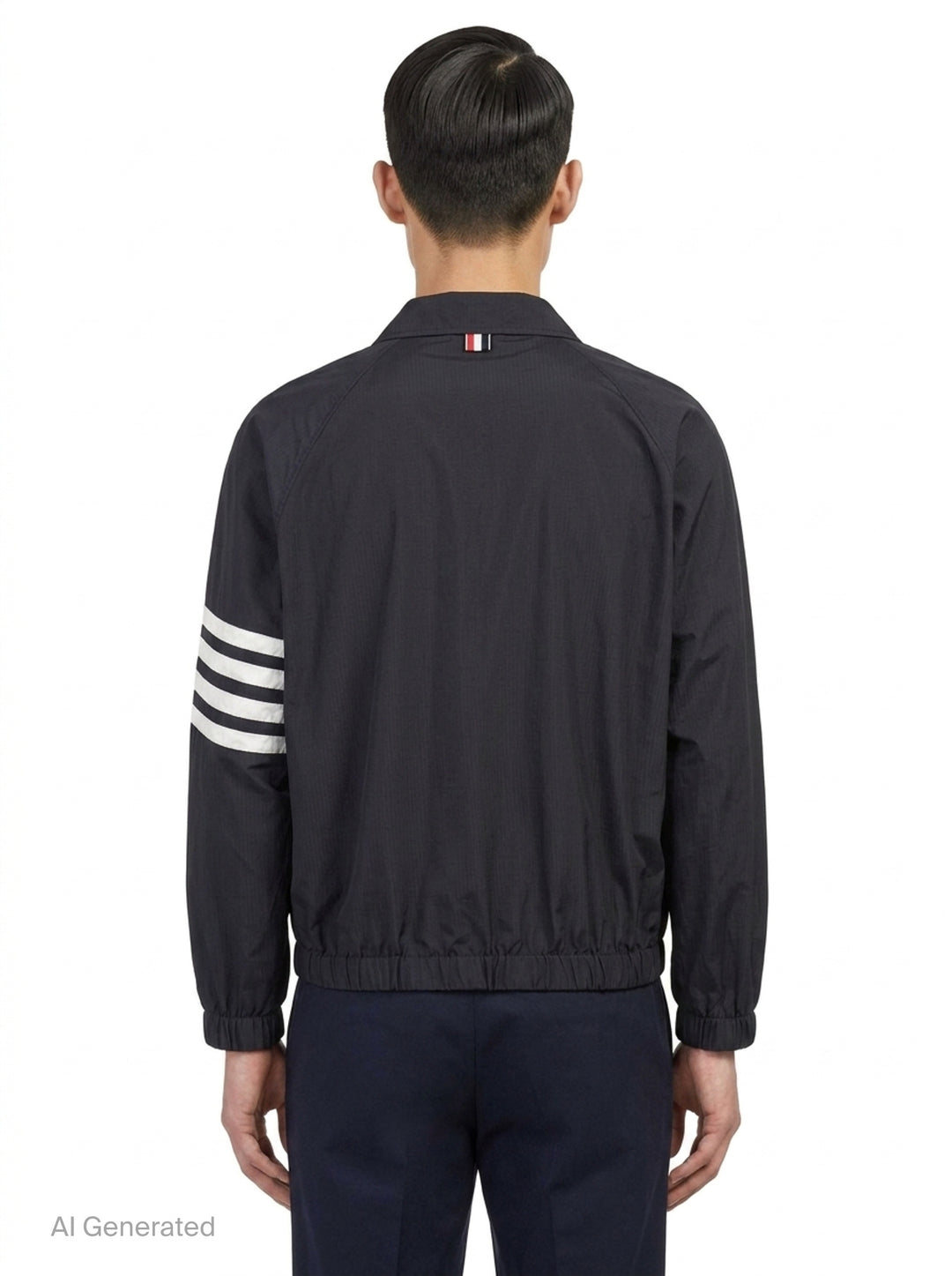 Zip Front Raglan Coach Jacket | Thom Browne | Club21 - back