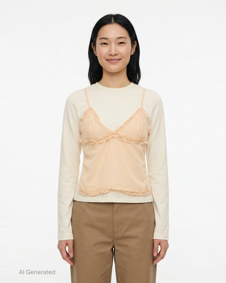 Freda Long Sleeve Cotton Top | Ulla Johnson | Club21 - front