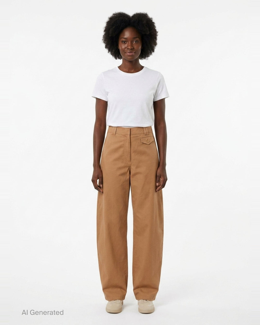 Laure Barrel Leg Trousers | Ulla Johnson | Club21 - front