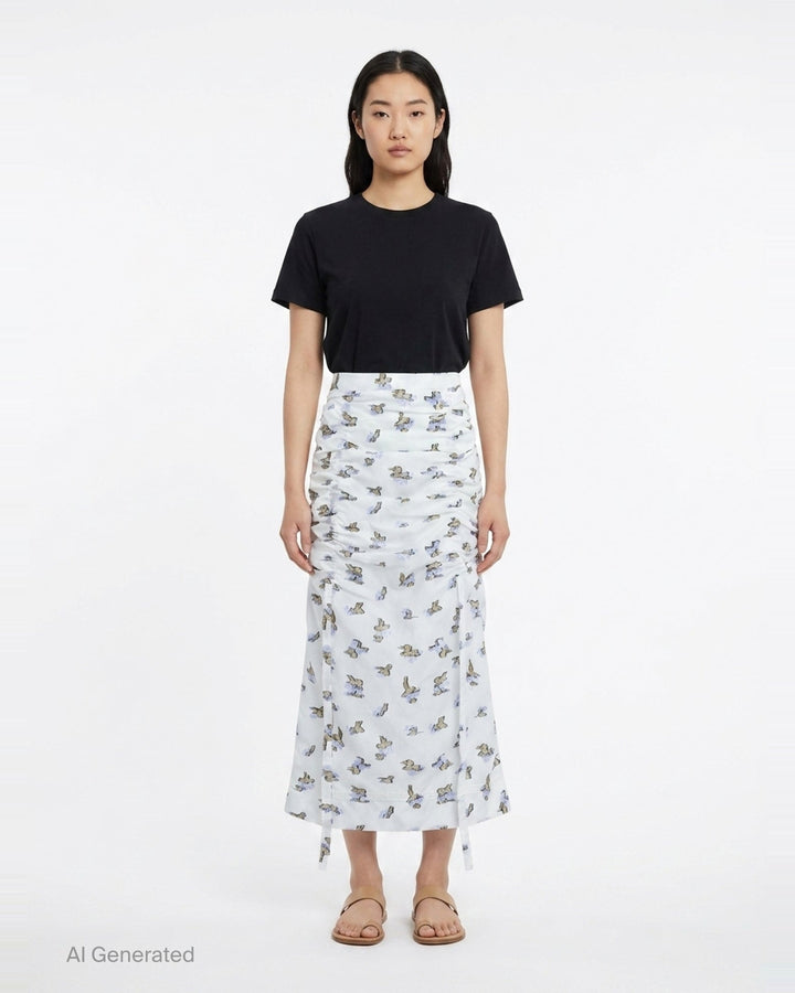 Liora Organza Midi Skirt | Ulla Johnson | Club21 - front