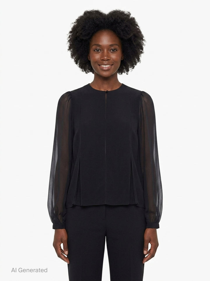 Lucette Long Sleeve Blouse | Ulla Johnson | Club21 - front