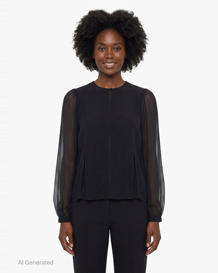 Lucette Long Sleeve Blouse | Ulla Johnson | Club21 - front