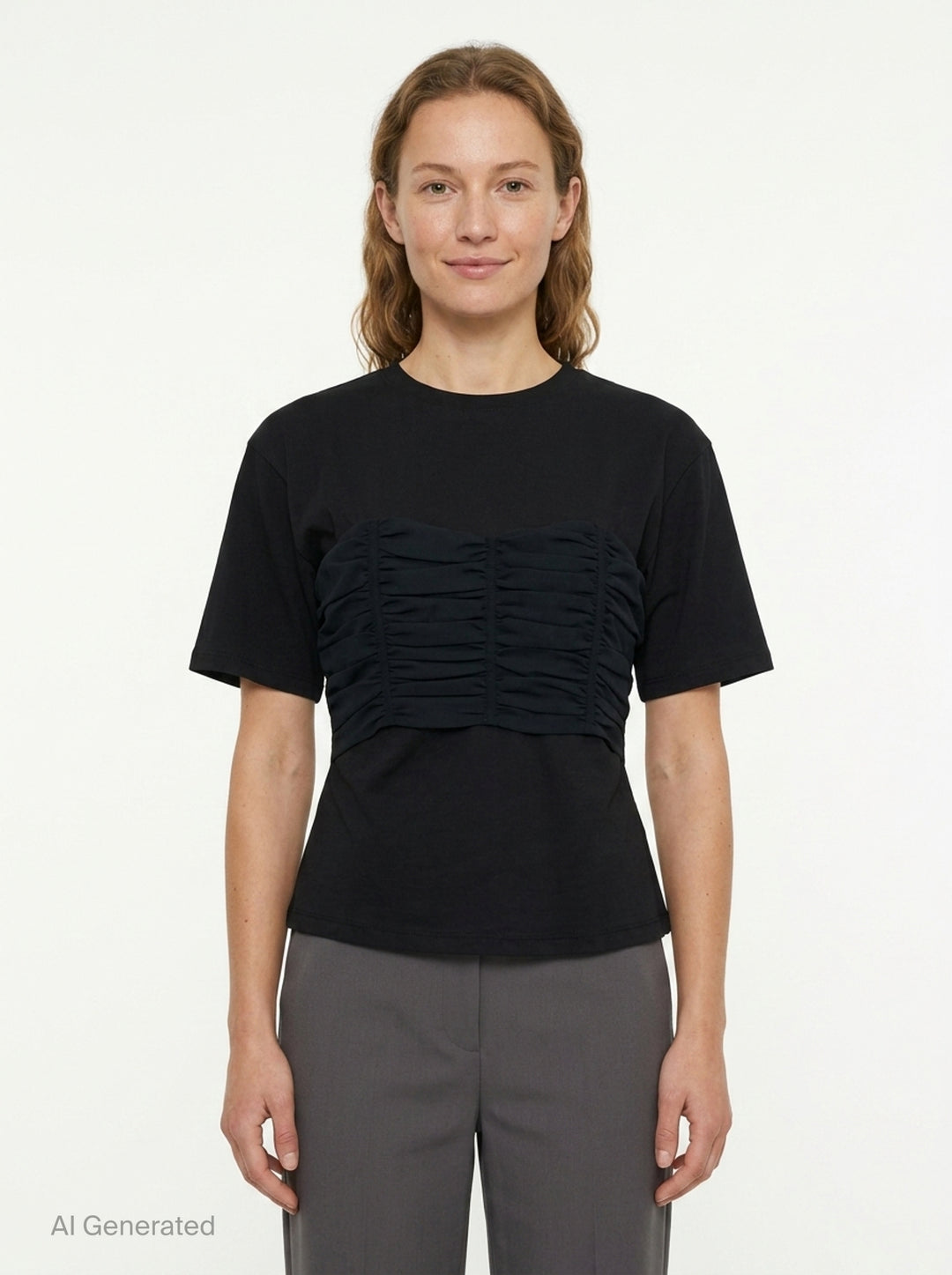 Mila Short Sleeve Cotton Top | Ulla Johnson | Club21 - front