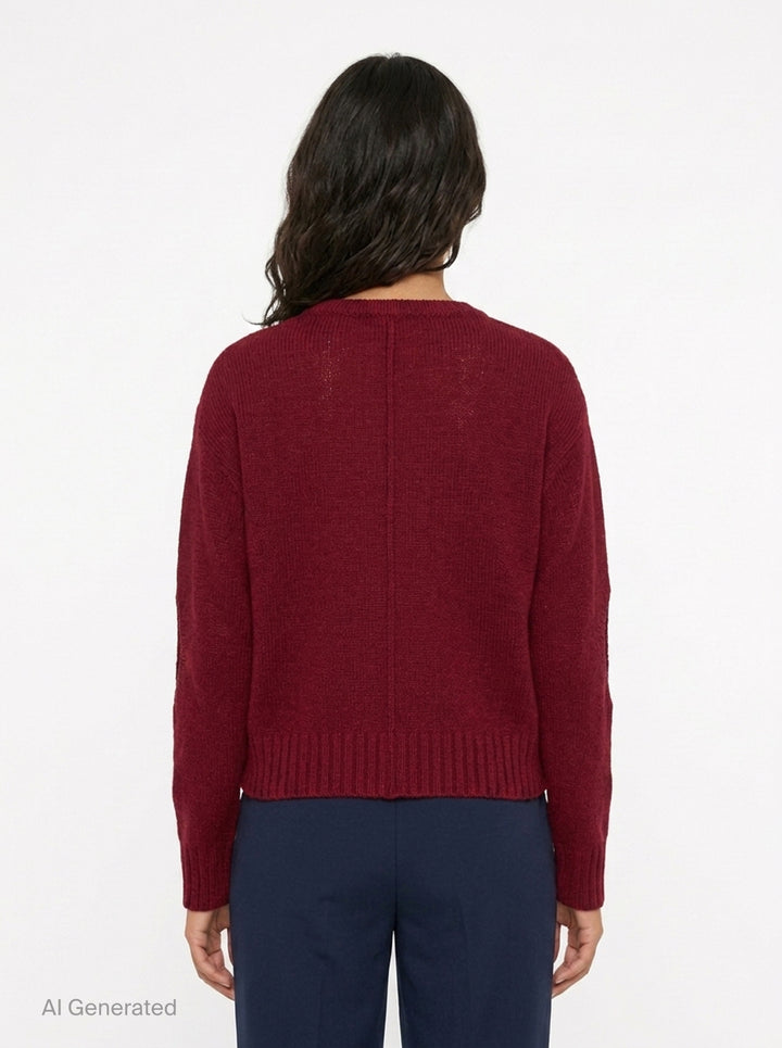 Cut Out Sleeve Knit Top | Undercover | Club21 - back