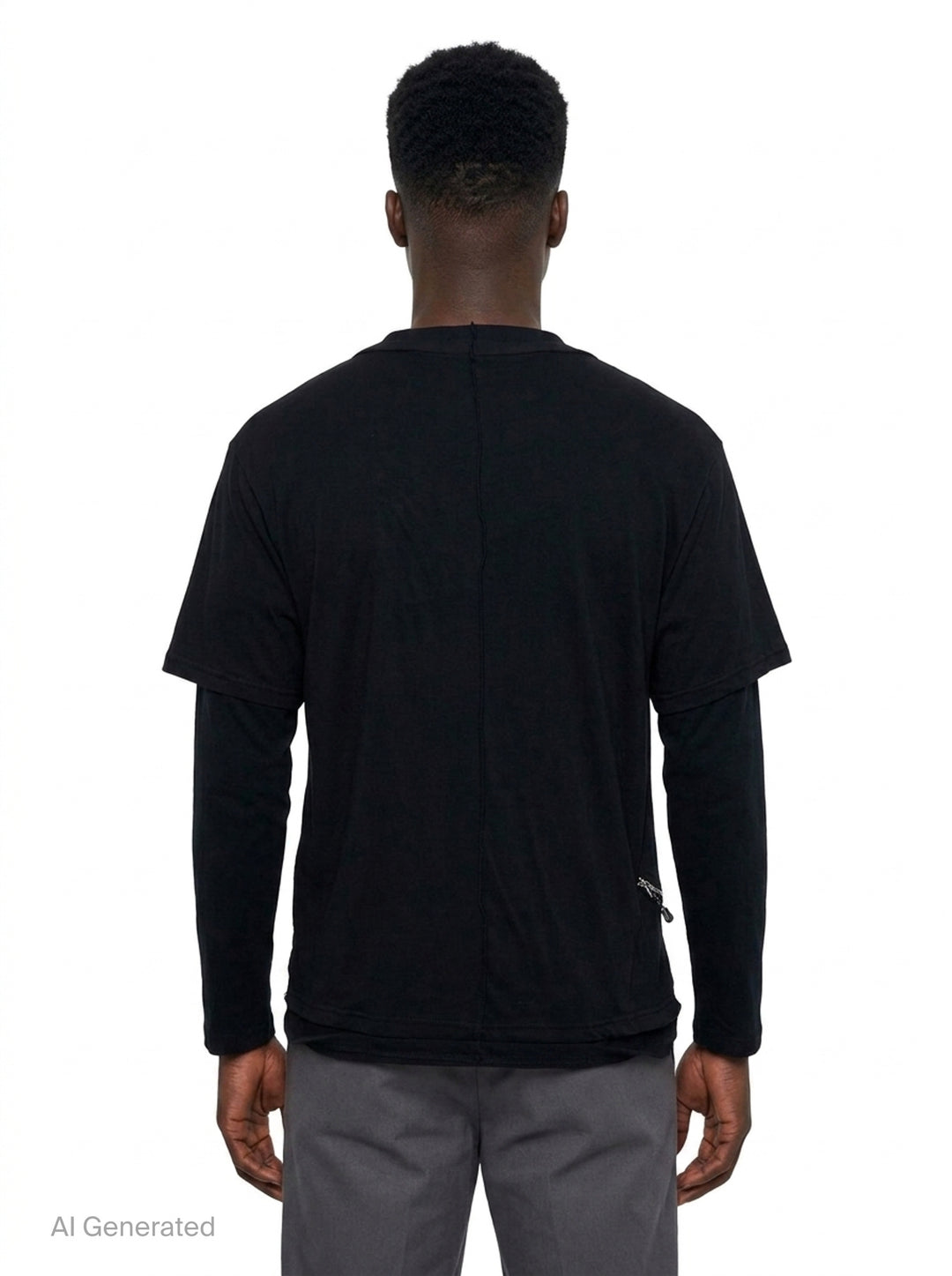 Layered Long Sleeve Tee | Undercover | Club21 - back