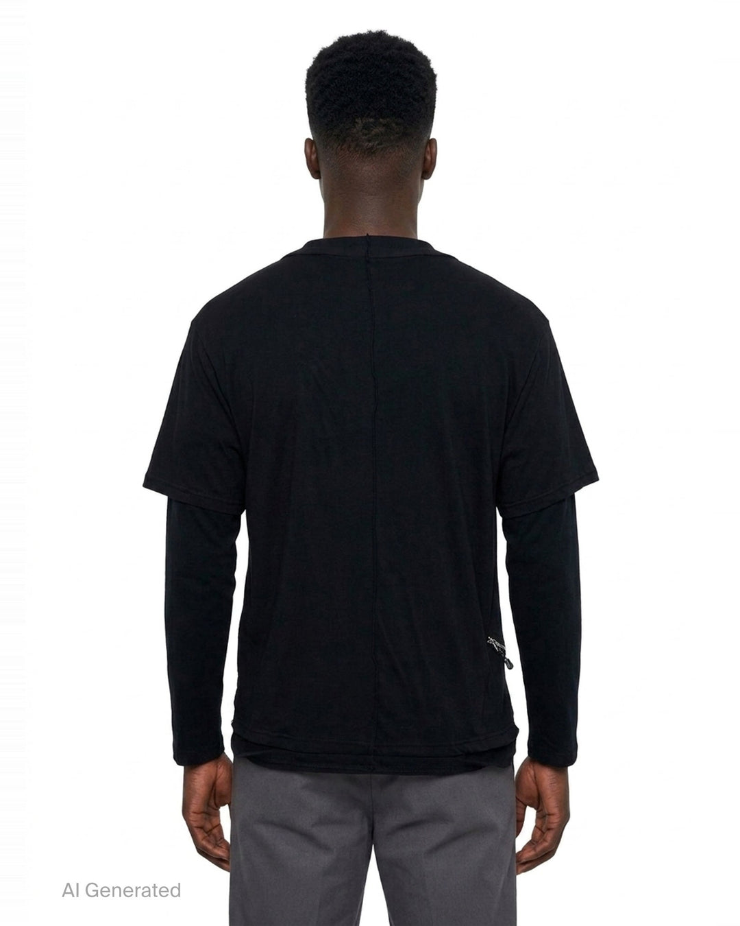 Layered Long Sleeve Tee | Undercover | Club21 - back