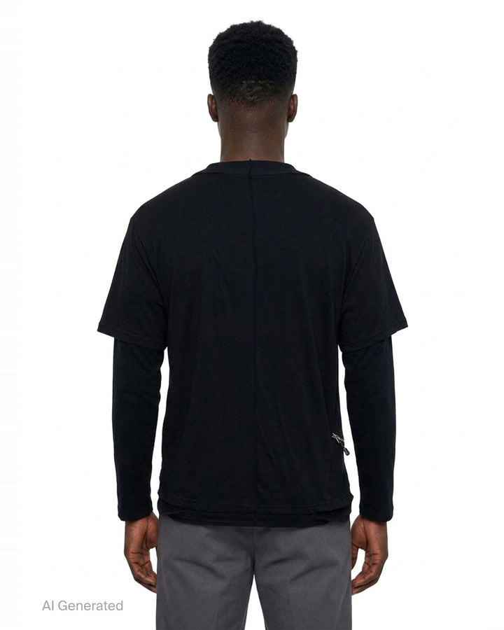 Layered Long Sleeve Tee | Undercover | Club21 - back