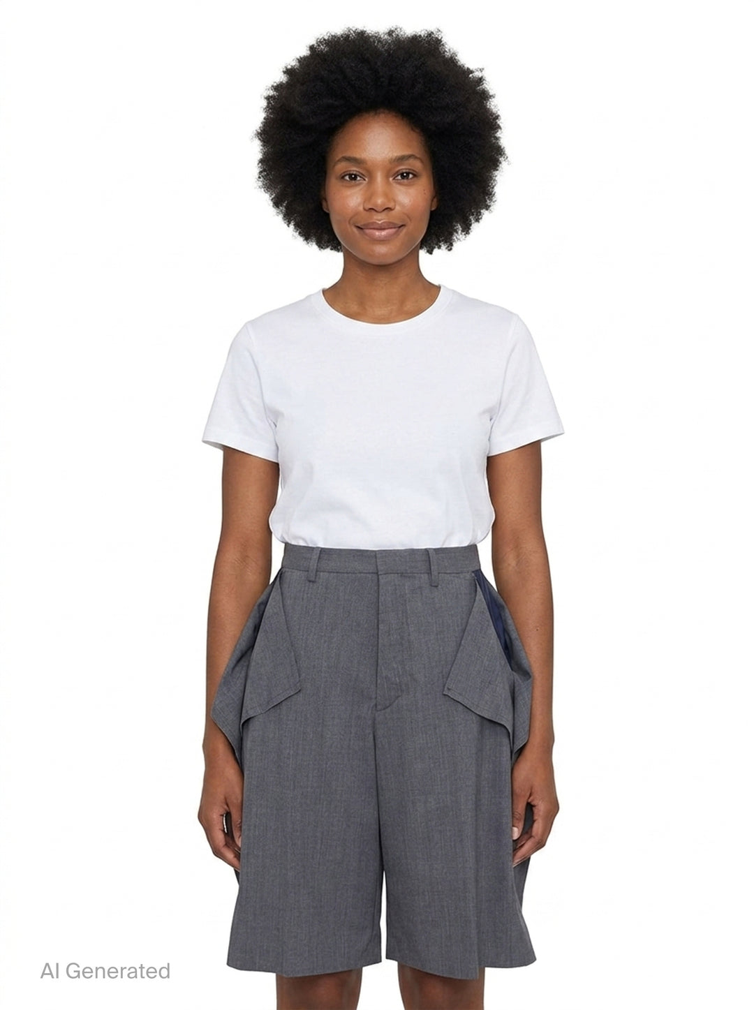 Tailored Side Flap Shorts | Undercover | Club21 - front
