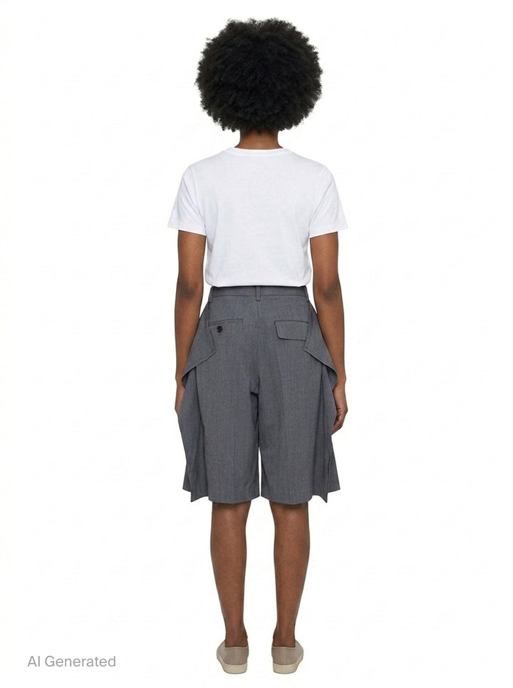 Tailored Side Flap Shorts | Undercover | Club21 - back