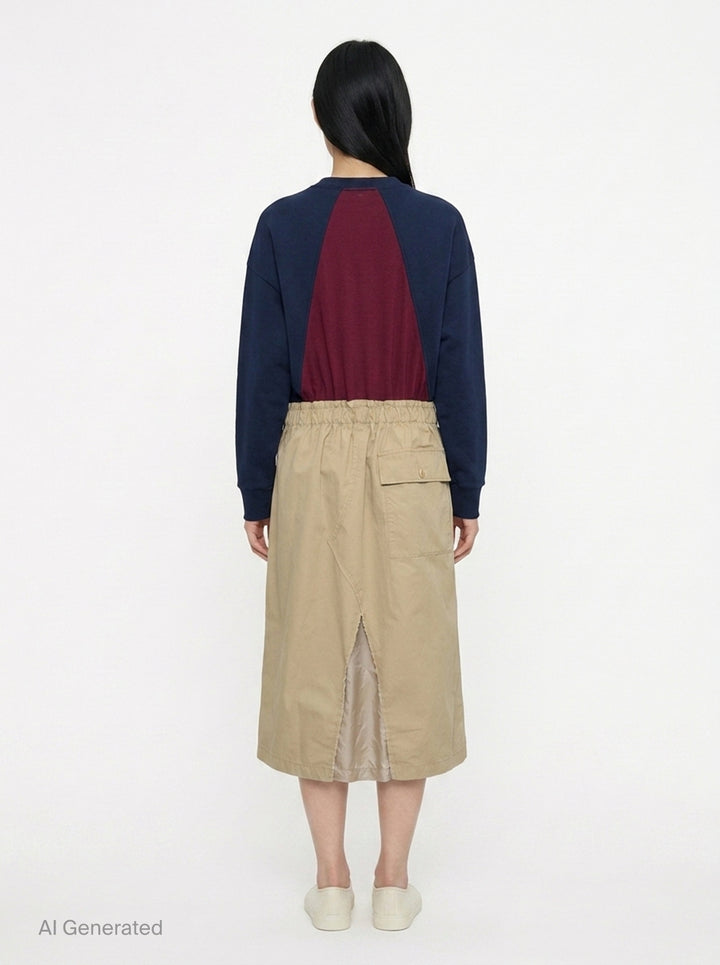 Trompe L'Oeil Sweater Dress | Undercover | Club21 - back