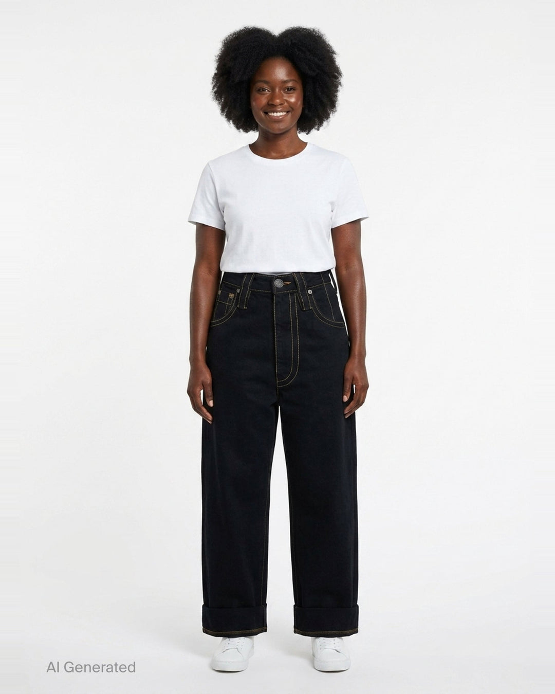 Baby Wide-Leg Jeans | Vaquera | Club21 - front