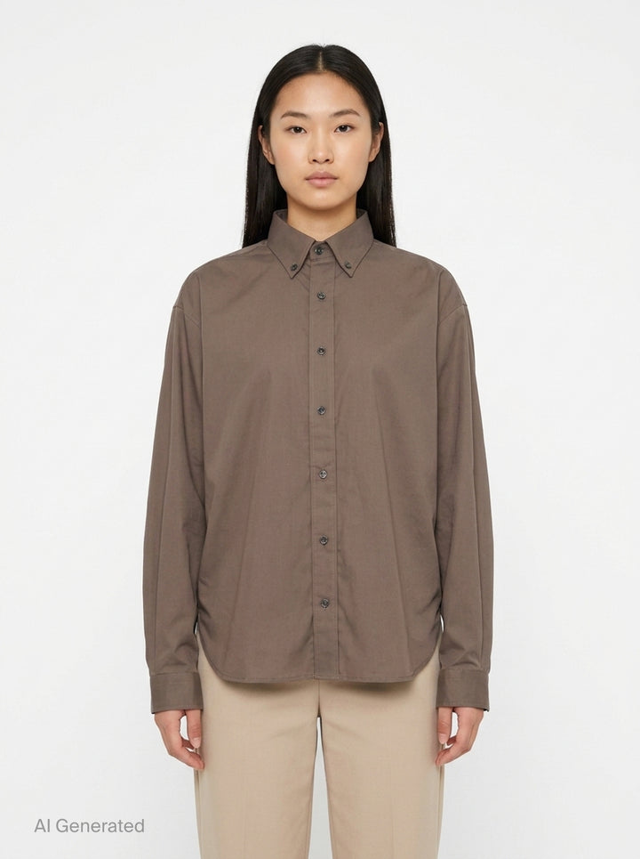 Belted Button Down Blouse | Vaquera | Club21 - front