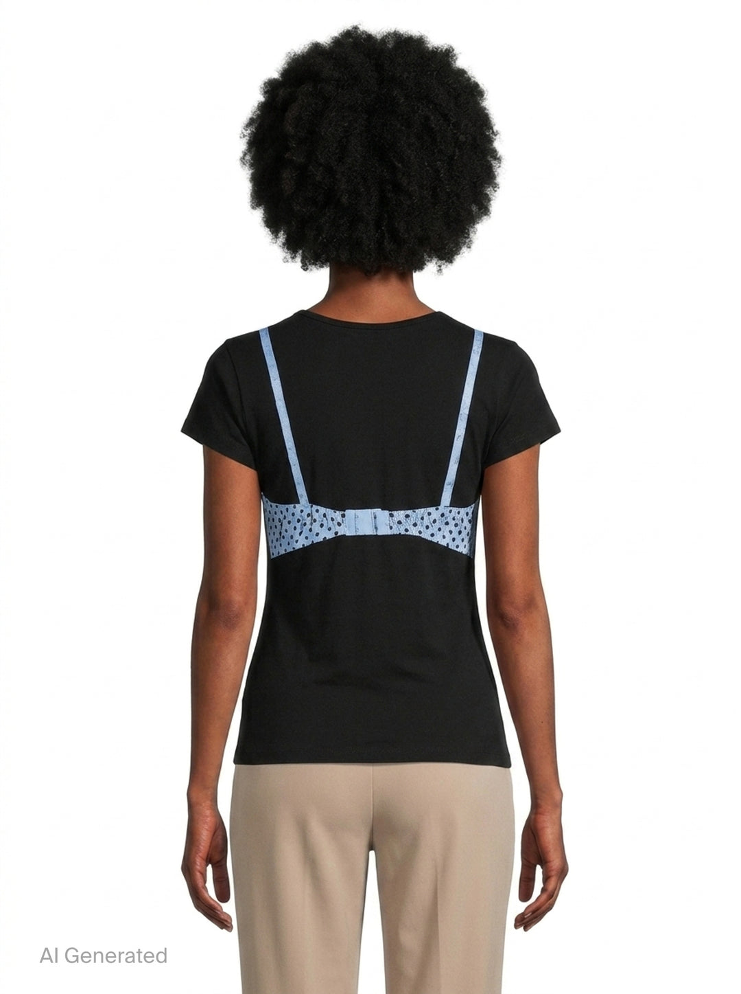 Bra Print Baby Tee | Vaquera | Club21 - back