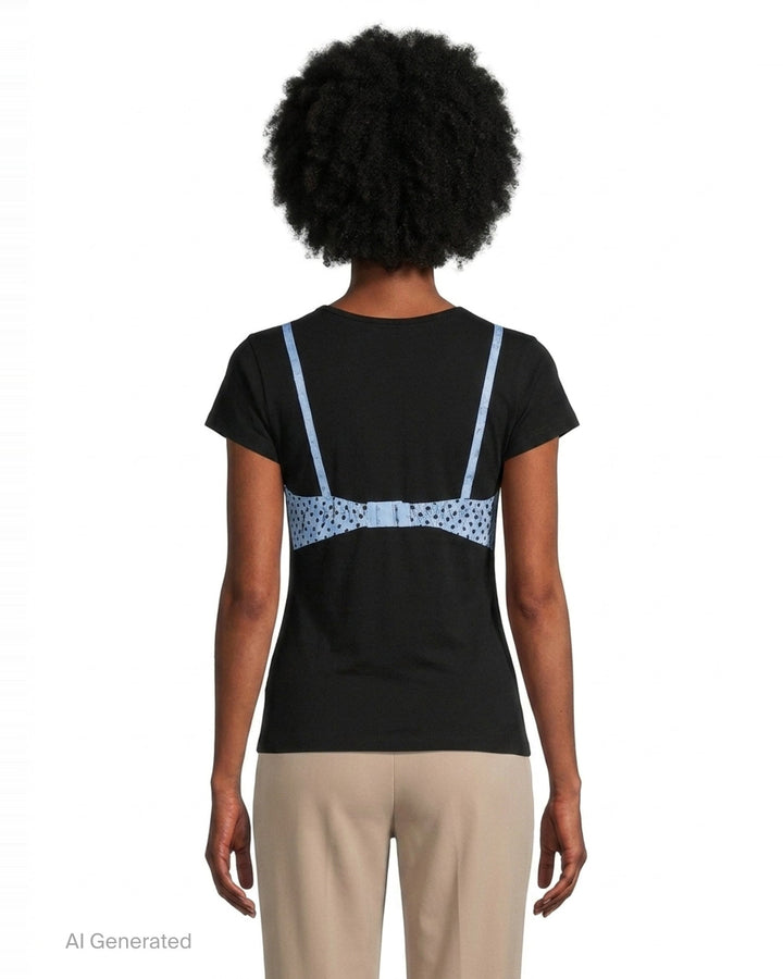 Bra Print Baby Tee | Vaquera | Club21 - back