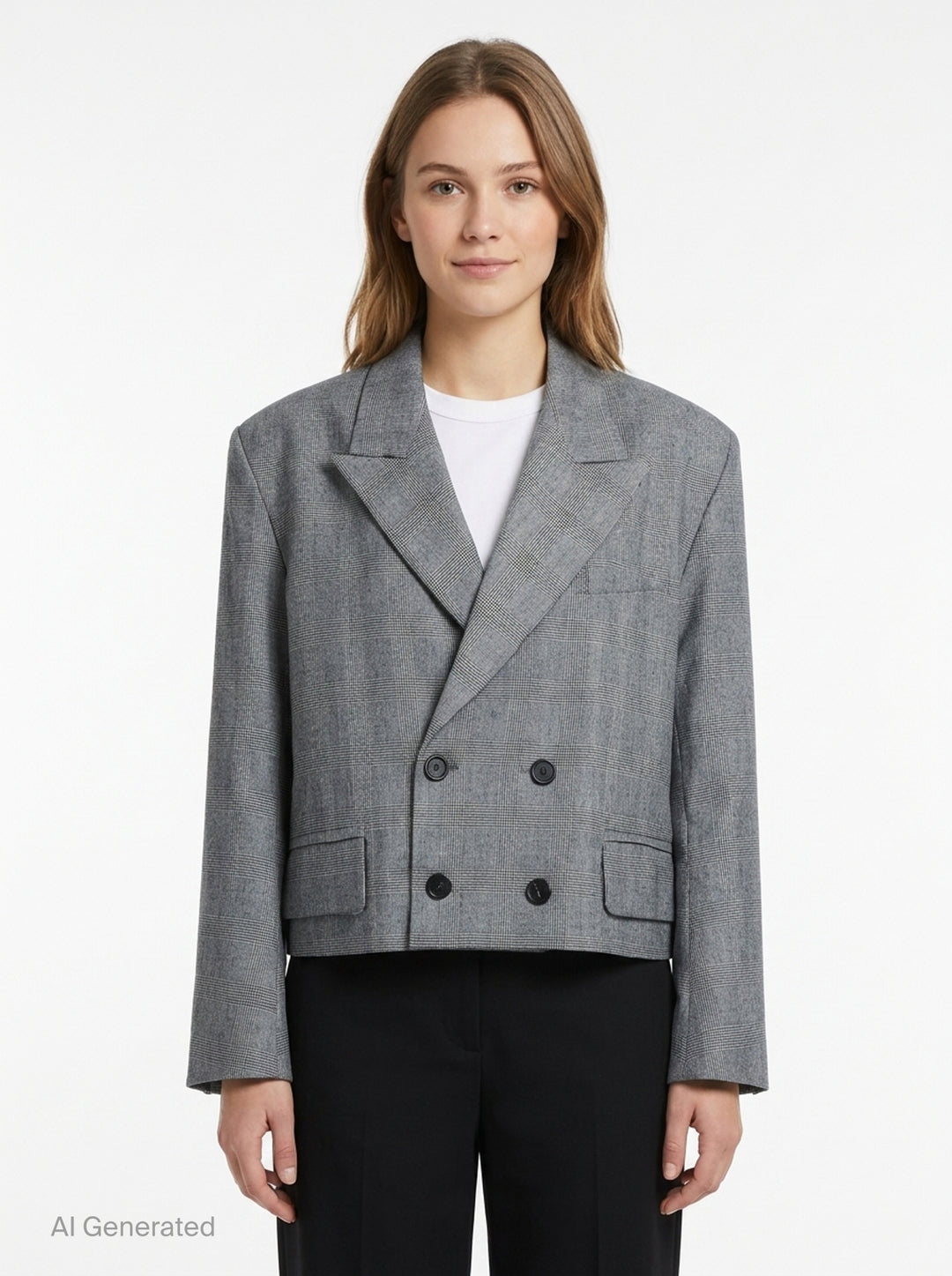 Slouchy Double-Breasted Blazer | Vaquera | Club21 - front