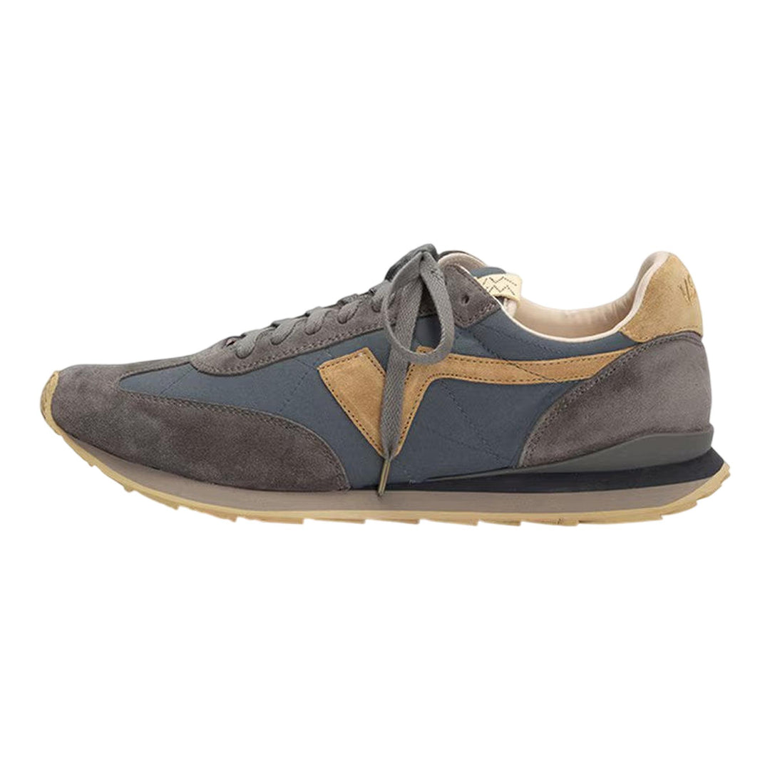 Club21 - visvim - Fkt Runner Italian Cowhide & Japanese Nylon-Cotton - SNEAKERS - Dark Blue