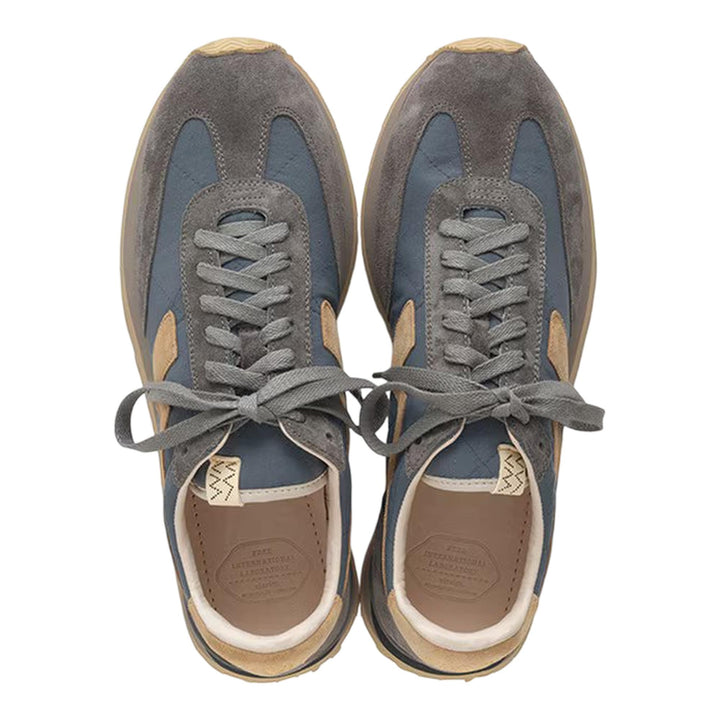 Club21 - visvim - Fkt Runner Italian Cowhide & Japanese Nylon-Cotton - SNEAKERS - Dark Blue