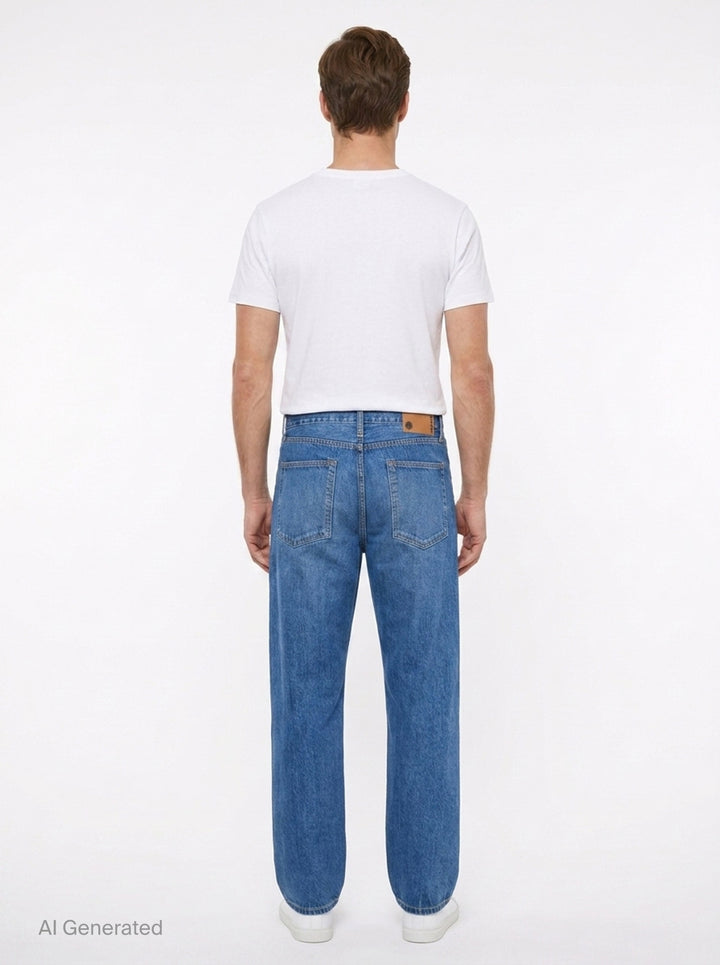 Baggy Patchwork Jeans | Vowels | Club21 - back