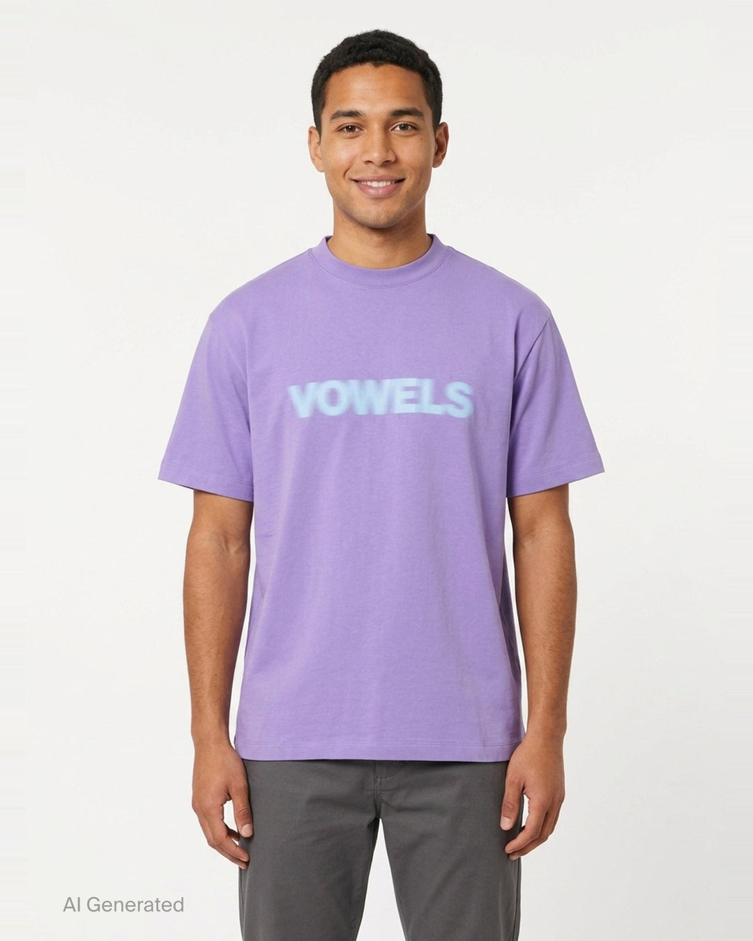 Blur Graphic Tee | Vowels | Club21 - front