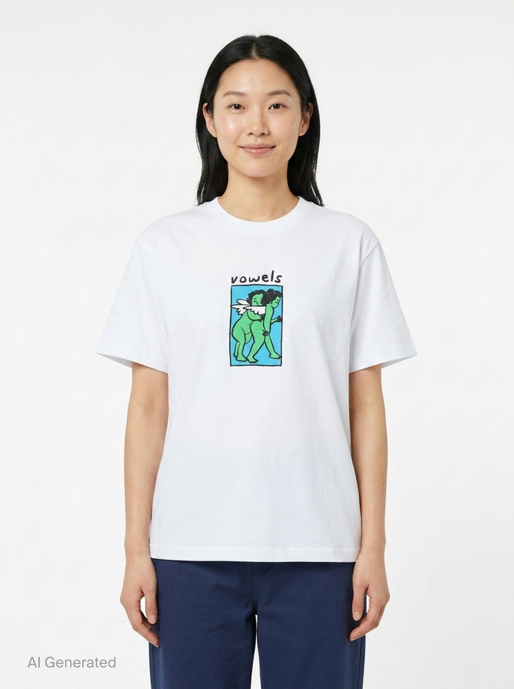 Cherub Graphic Tee | Vowels | Club21 - front