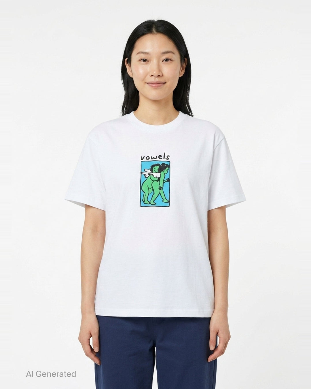 Cherub Graphic Tee | Vowels | Club21 - front