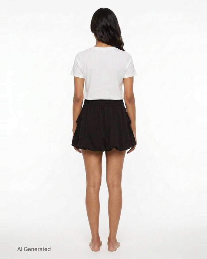 Bubble Jersey Mini Skirt | We11done | Club21 - back