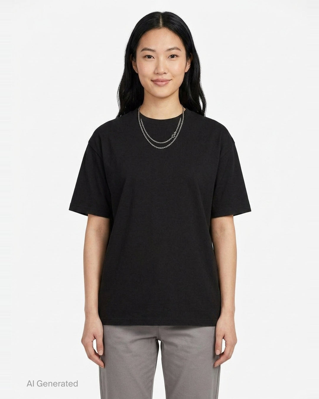Chain Necklace T-Shirt | We11done | Club21 - front