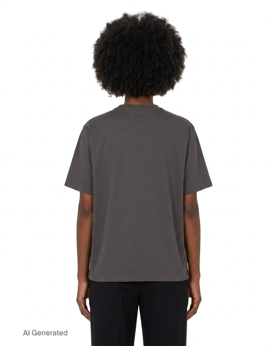 Charcoal Teddy Embroidery Tee | We11done | Club21 - back