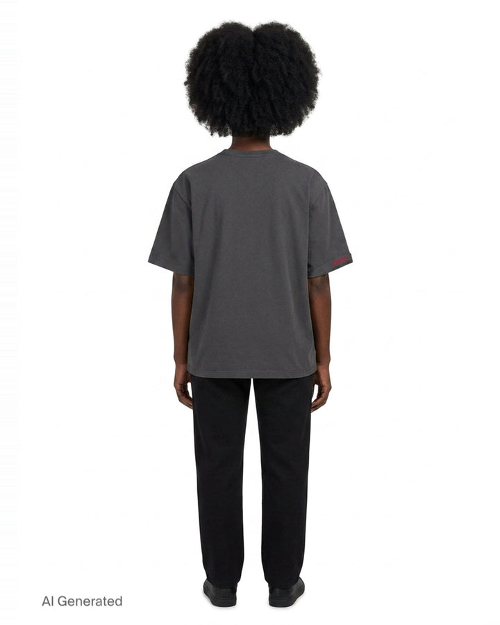 Logo Pin-Tucked Tee | We11done | Club21 - back