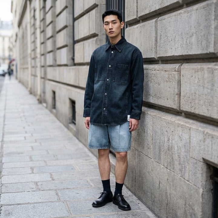 Back Logo Long Sleeve Shirt | Wooyoungmi | Club21 - lifestyle